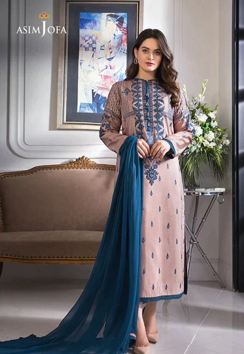 ASIM JOFA LUXURY DHANAK 3PC